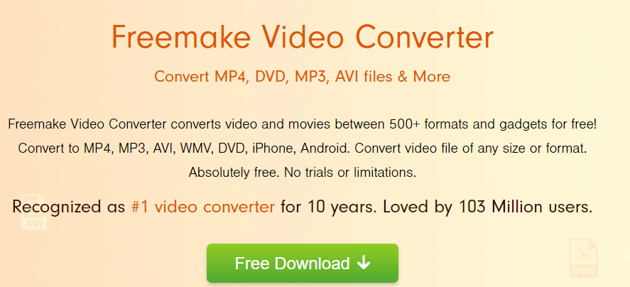 Freemake video converter is best Youtube Videos to Audio Converter mp3 mp4